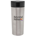 16 Oz. H2Go Fuse Tumbler - Stainless/Black